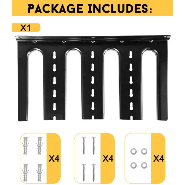 Электроинструмент беспроводное сверление Стальная стойка для хранения для тяжелой работы Алюминиевый организатор держатель