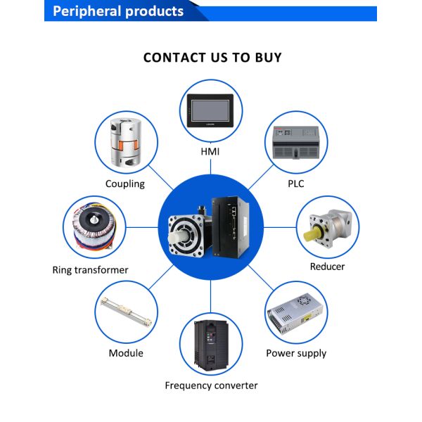 Lichuan AC Servo Motor Drivers Kit HIGH POWER 19N.m 3.0KW 3000W AC220V 7.5A 1500/2000RPM IP65