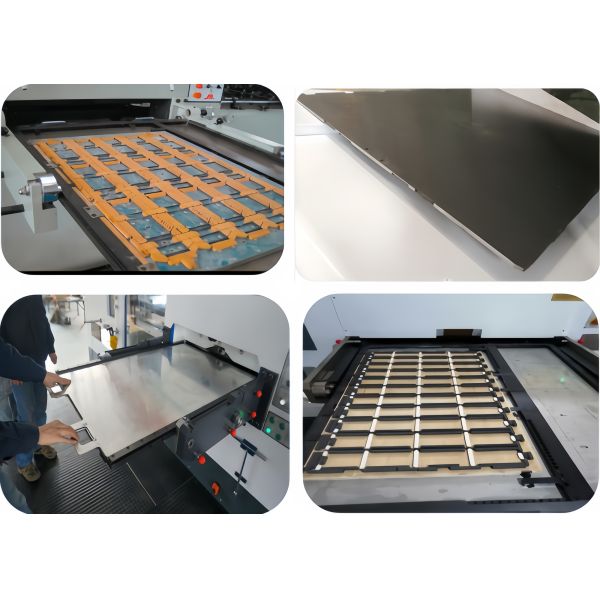 Lead Edge Feeding  Automatic Die-cutting & Stripping Machine For Large-format Corrugated Packaging Boxes