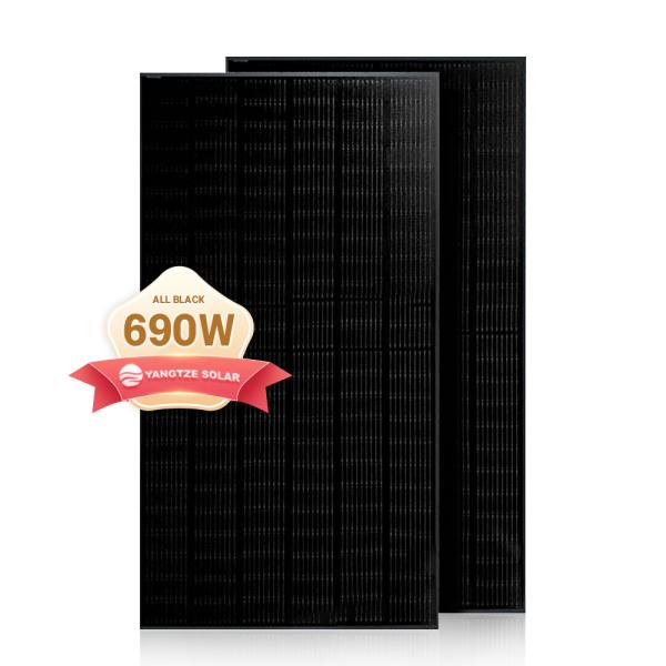 OEM Perc Mono Facial Solar Panel Sun Paneling Half Cut 690w