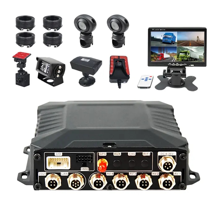 Система видеозаписи ADAS 8CH с WiFi 4G GPS AI MDVR