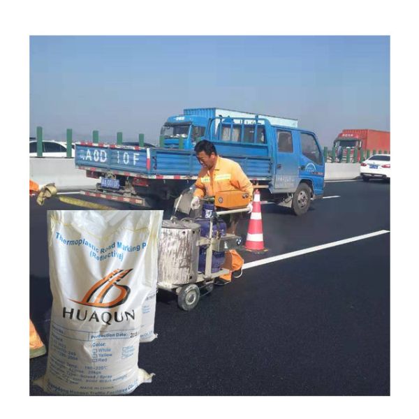 Thermoplastic Road Marking Paint Powder Providing Durable High Visibility Road Surface Markings