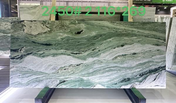 Brazilian Victoria Green Marble Big Granite Marble Slab Cut To Size Exterior Design