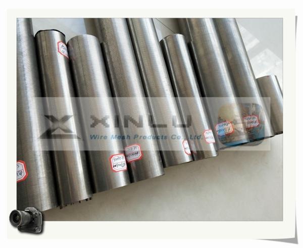 PERFECT ROUND WATER WELL SCREEN / DEWATERING WELL SCREEN TUBE / WEDGE WIRE JOHNSON SCREEN PIPE /  V WIRE SLOT SCREENS