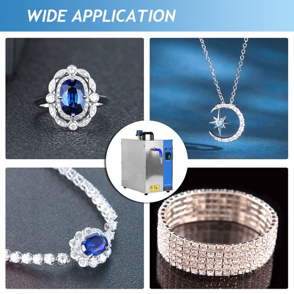 чистка ювелирных изделий 1300W подвергает уборщика механической обработке пара кольца полировщика 2L