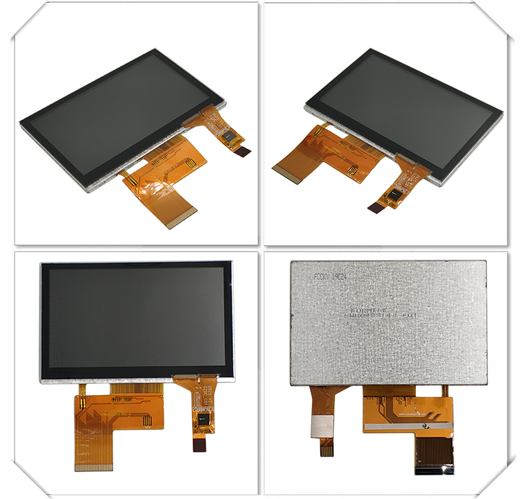 Touch LCD IPS TFT Color Display 4.3 Inch 480x272 Car Navigation And Industrial Screen