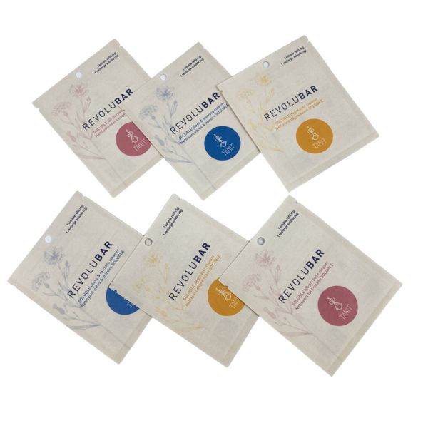 Bolsas para embalagens de alimentos biodegradáveis de plástico, fecho de fecho de alumínio, embalagens de papel alumínio, bolsas em mate personalizadas, biodegradáveis