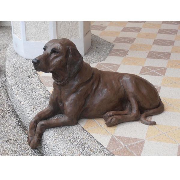 Engraving Bronze Greyhound Dog Statue for Garden Decoration in Europe Competition