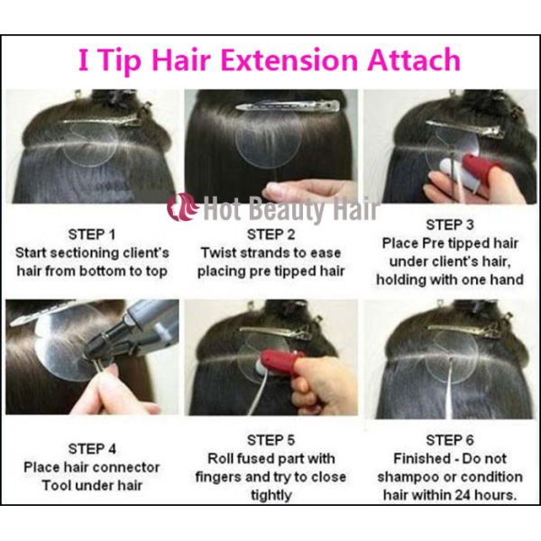 Customized 100 Remy Pre Bonded Hair Extension Straight OEM ODM