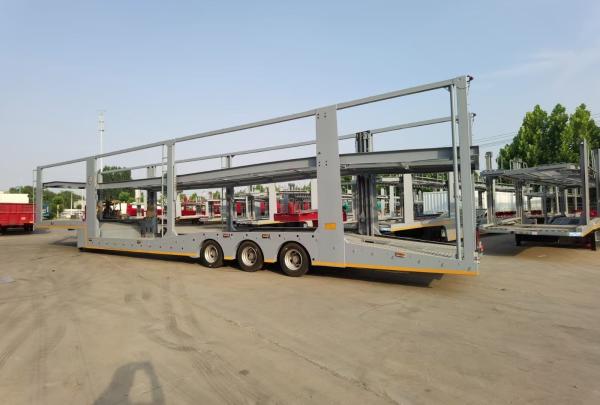 Capacidade Tri-Axle 8-10 Trailer de carro com opção de personalização e estabilidade melhorada