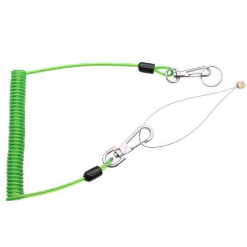 Fashion Fishing Coiled Tool Lanyard Pliers Safety Steel Ropes Holder 15cm Long