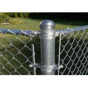 Galvanized PVC Coated Metal Mesh Fence Diamond Hole Cyclone Chain Link Fencing