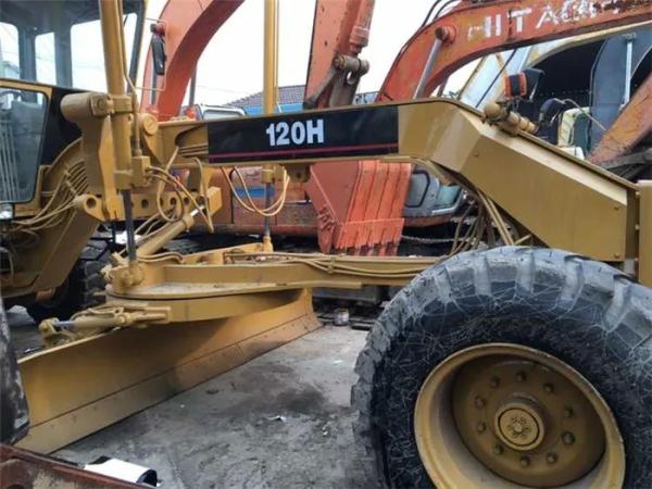 Second Hand 120g Motor Grader Used Caterpillar 120G 12H 140h 9235*2710*3240 Dimensions