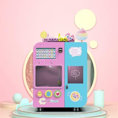 máquina de venda automática de Floss dos doces da máquina 2500W 220V do algodão doce da flor da cubeta 12L