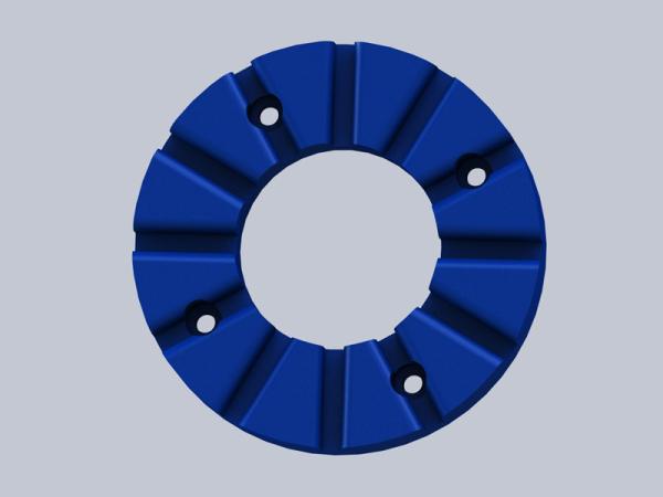 Water-Lubricated Hydrodynamic Bearing Elastoplastic Polymer Alloy Split Plain Bearing