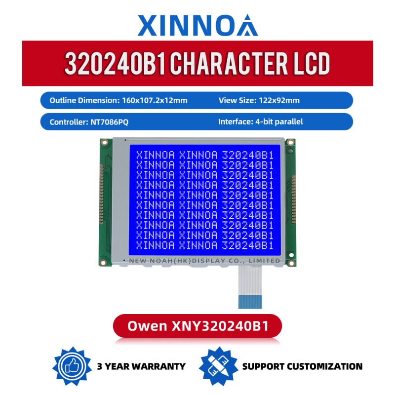 Blue Film Manufacturer 320240B1 LCD Display Module With Controller NT7086PQ 5.7-Inch Display Screen