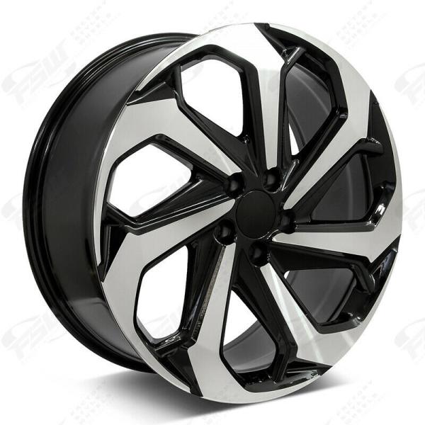 PCD 5x100-120 20 Inch Honda Replica Wheels 20x8.5 Black Gray JWL