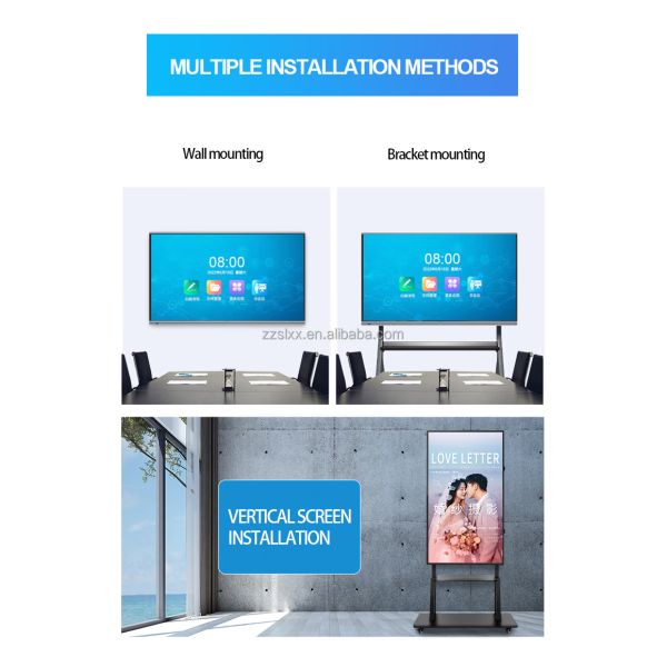 Large Size All-in-One Educational Interactive Digital Electronic Whiteboard Smart Board PC