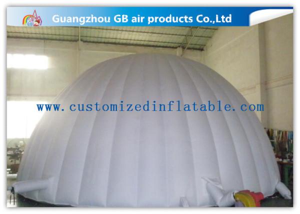 Quadruple Stitching Inflatable Air Tent Event Dome Tent With White Igloo