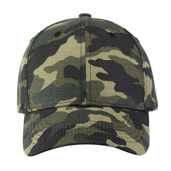 Curved Visor Custom Logo Hats Mens Womens Camo Baseball Cap