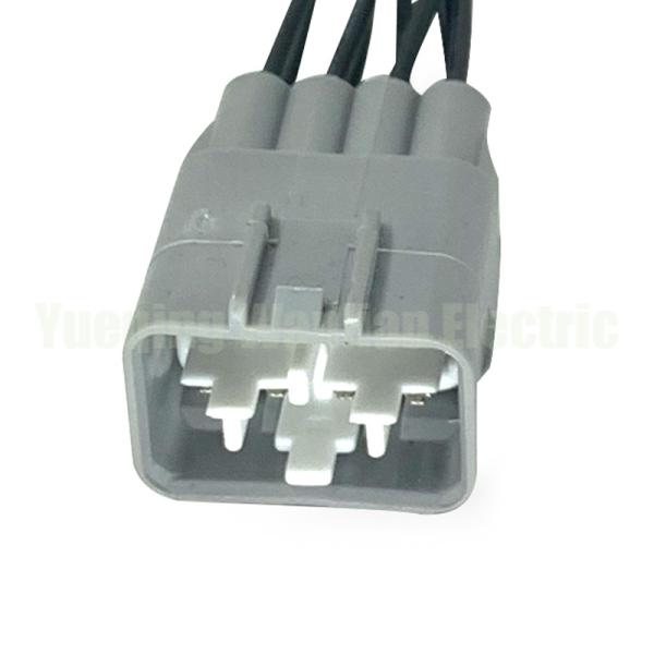 7282-7080-40 8 Pin Headlight Connector , Automotive Plug Connectors Car Lamp Wire Socket