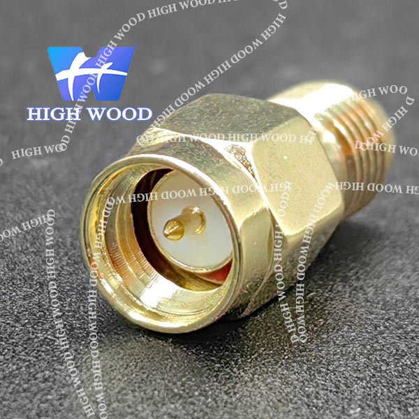 SMA Series RF Coaxial Connector,SMA JJ Straight Plug to Jack No Flange