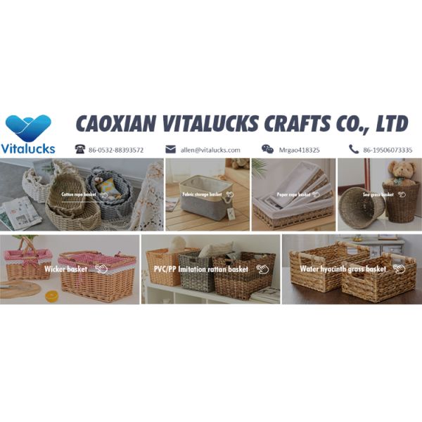 Customized Logo Acceptable Fabric Storage Basket for Clothes Storage and Organization