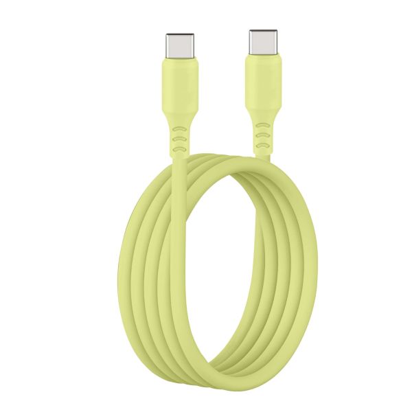 Silicone Type C Magnetic Charging Cable For Laptop Mobile Phone 100W 60W 27W 20W