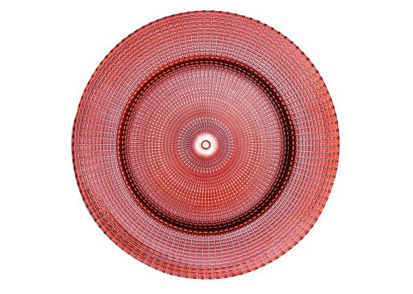 Electroplated Decorative Restaurant Glass Plates Logo Printed