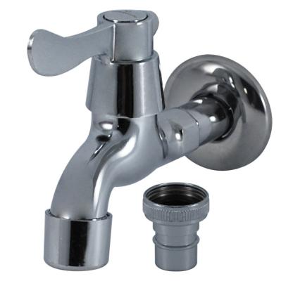 Wall Mounted Bathroom Faucet With Brass Body And Anti-splash Double Water Outlet Modes