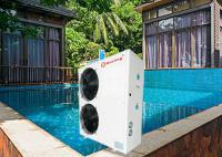 Aquecedor de água branco da bomba de calor da piscina, equipamento R410A R417A R22 R404A R407C da piscina
