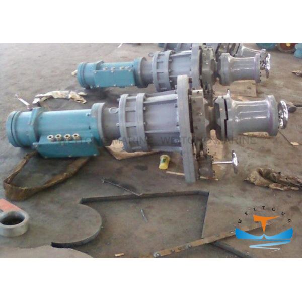 ø16 Mm Capstan Anchor Winch , Hydraulic Capstan Winch Marine 208kn Working Load