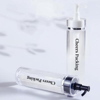 Bouteilles cosmétiques en PET de 140 ml pour lotion, huile essentielle avec pompe Bouteilles cosmétiques en PET en gros