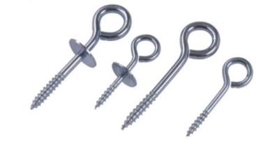 Heavy Duty Screw Eye Bolt , High Rigidity Closed Hook Screw 5.6×56mm