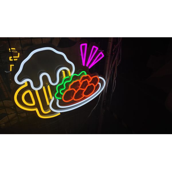 Deco освещения стены неоновой вывески украшения китайского магазина ресторана переднее привело неоновое освещение