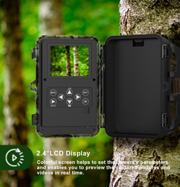 CMOS Sensor 40pcs IR LEDs Night Vision Trail Hunting Camera