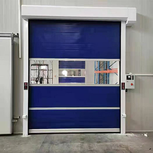 Grey Industrial High Speed Door For Warehouses / Logistics Centers