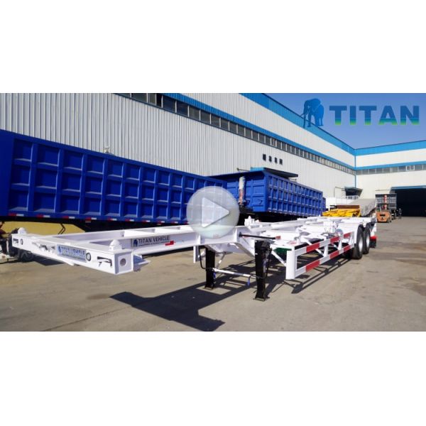 TITAN 2 Axle 40Ft Skeleton Trailer for Sale
