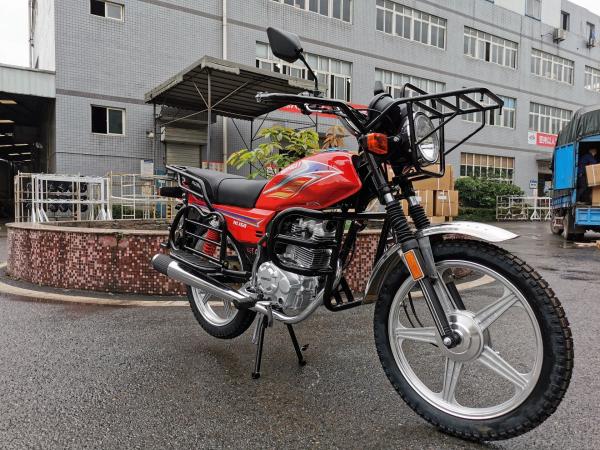 Red Color 125cc 150cc  Street Bike Motorcycle High Ground Clearance