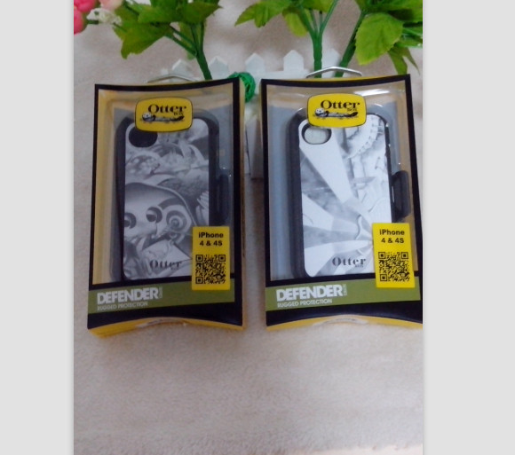 Defender Outer Box Phone Cases Ottered Camo Series For iPhone4 / 4s