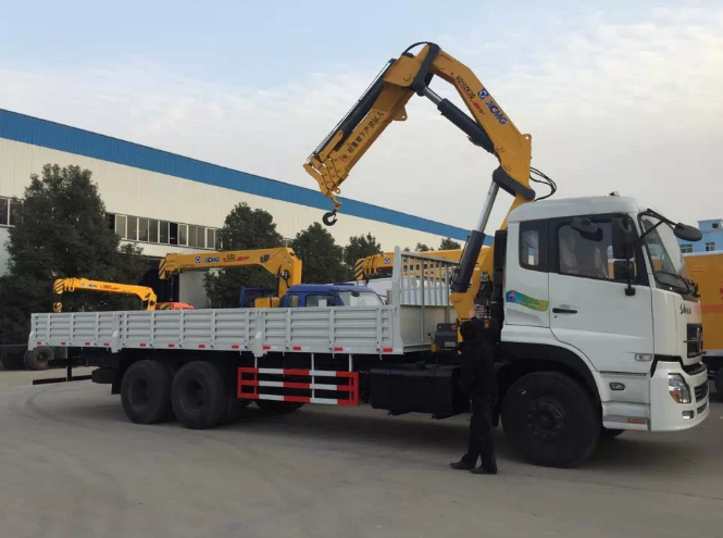 10 ton truck mounted crane telescopic boom crane for sale