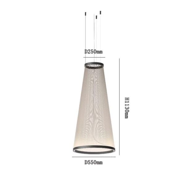 big designer pendant lamp black and gold led villa chandelier for hotel