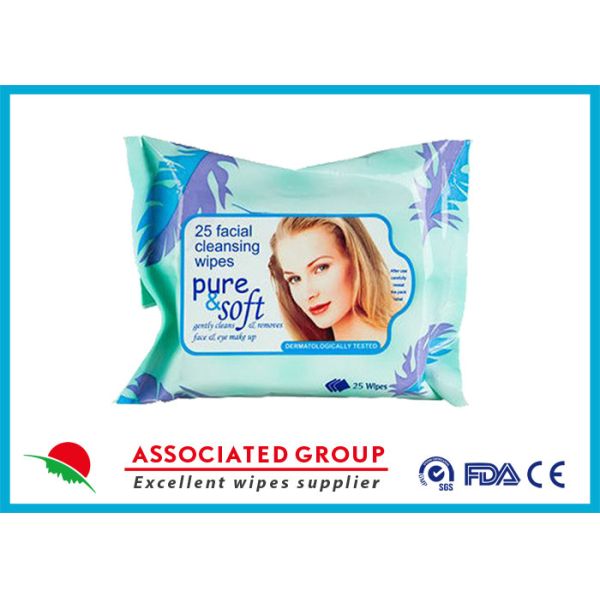 Le solvant naturel facial de maquillage essuie l'hygiène féminine Unscented biodégradable