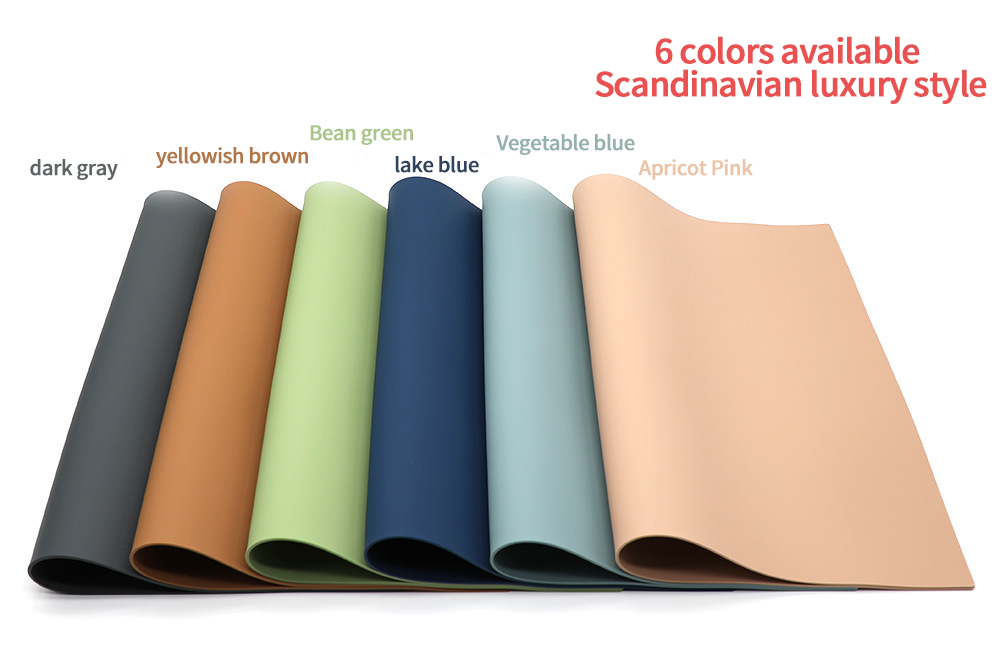 Heat Resistant Silicone Placemat Washable Table Decoration Accessories Type Mats Pads