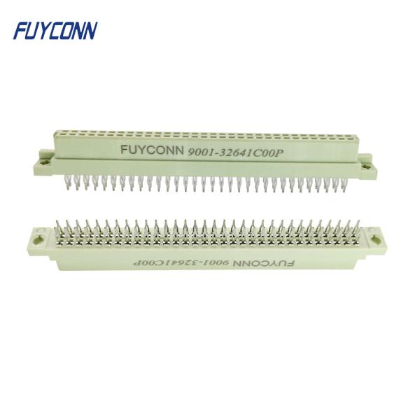 DIN41612 conector fêmea do PWB Eurocard do conector 2Rows 16pin 32pin 64pin Solderless