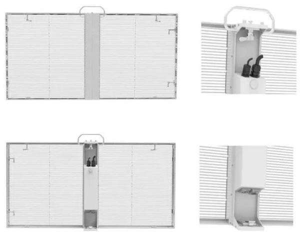 P3.91 LED Transparent Display , Xmedia LED Wall Display Screen for Air port