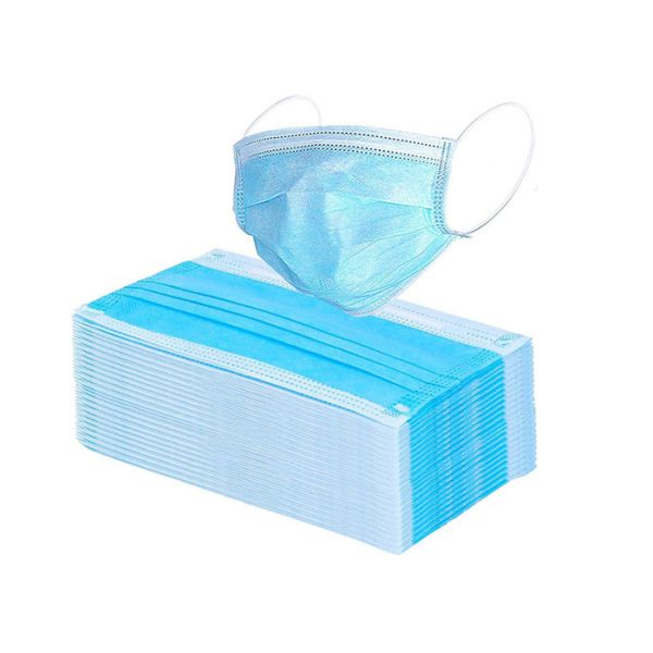 La couleur bleue Earloop jetable la basse peau de sensibilité de masque