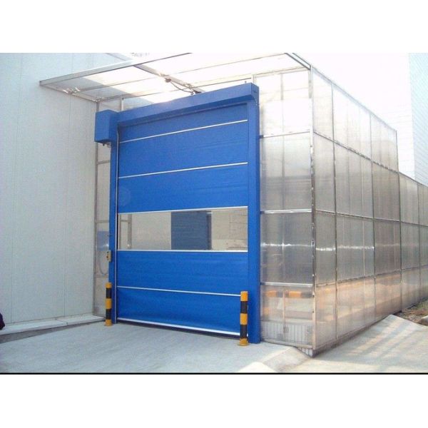 Промышленные секционные стальные двери, изолированные, наполненные пером, автоматически сформированные