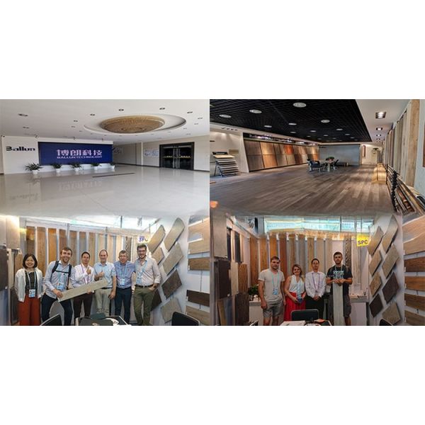 Внутренние виниловые плиты для пола из дерева Марморные самоклеящиеся плитки для требований клиента