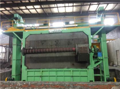 Limpeza de forjadura das peças de Rod Shot Blasting Machine Casting do fio da carga 3000kg